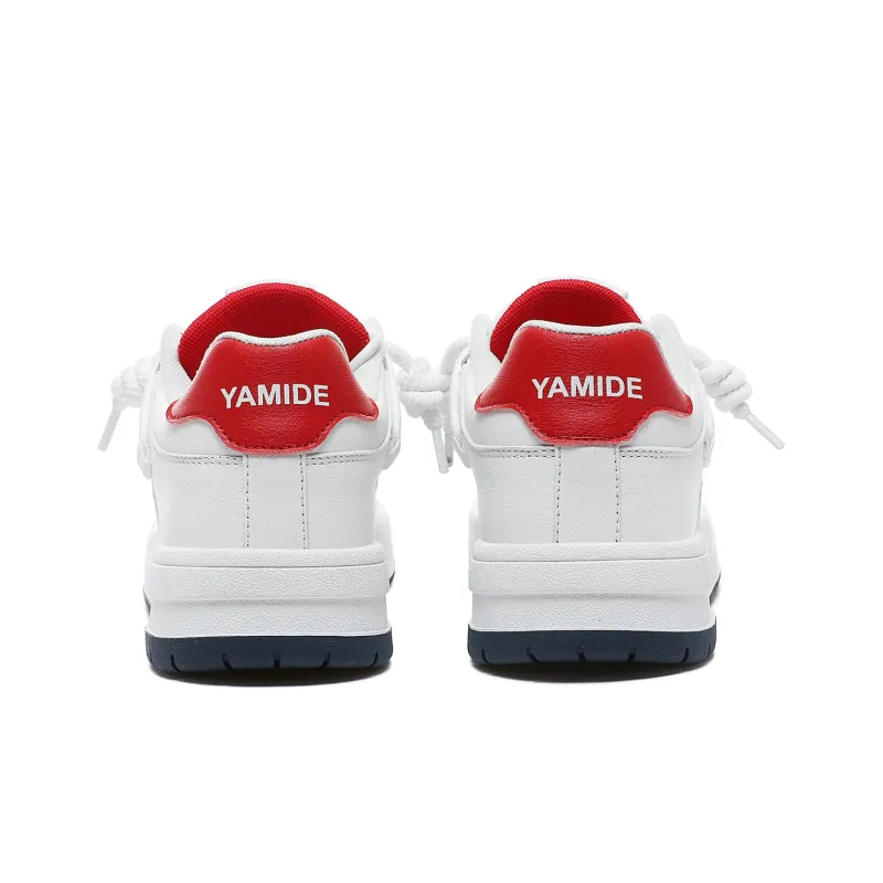 Yamid Slip Resistant, Abrasion Resistant, Breathable Low Top Skateboard Shoes Unisex Mismatched Couple Shoes-16