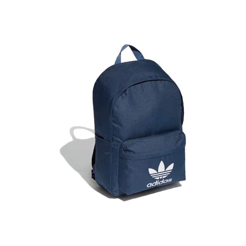 Adidas Originals Recycled Polyester Fabric Backpack Unisex Marine Blue-3