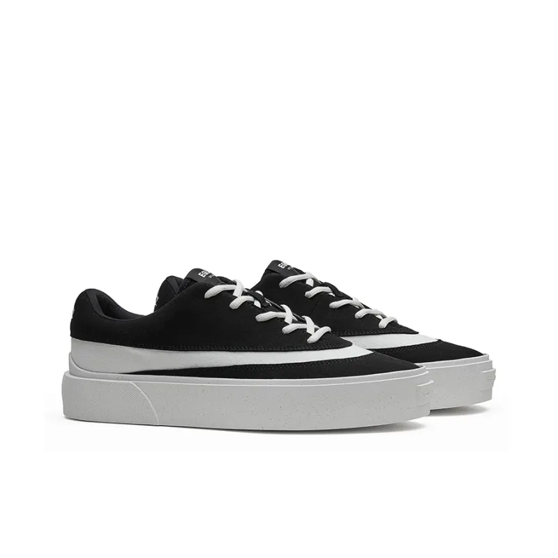 EQLZ EQUALIZER Fault 24 Lo Low Top Skateboard Shoes Unisex Raven-2