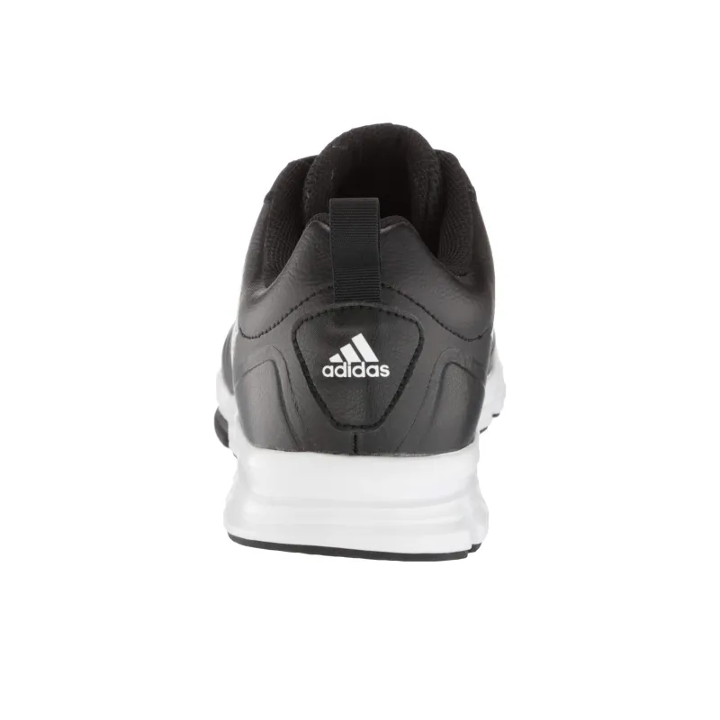 Adidas Cushioning Breathable Low Top Running Shoes Men's Black-3