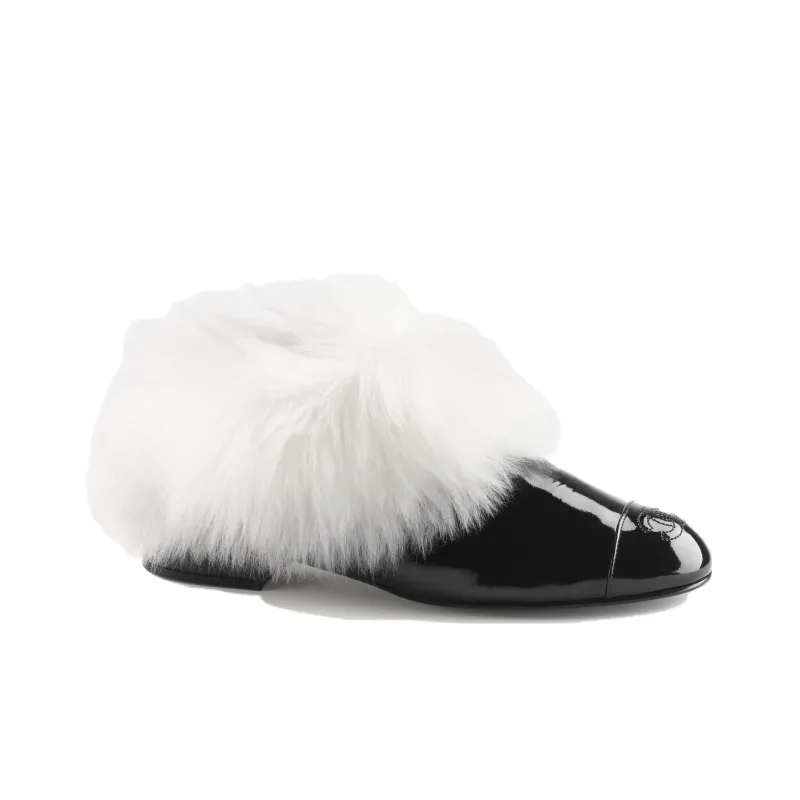 CHANEL Casual Single Shoes Women's Black-1