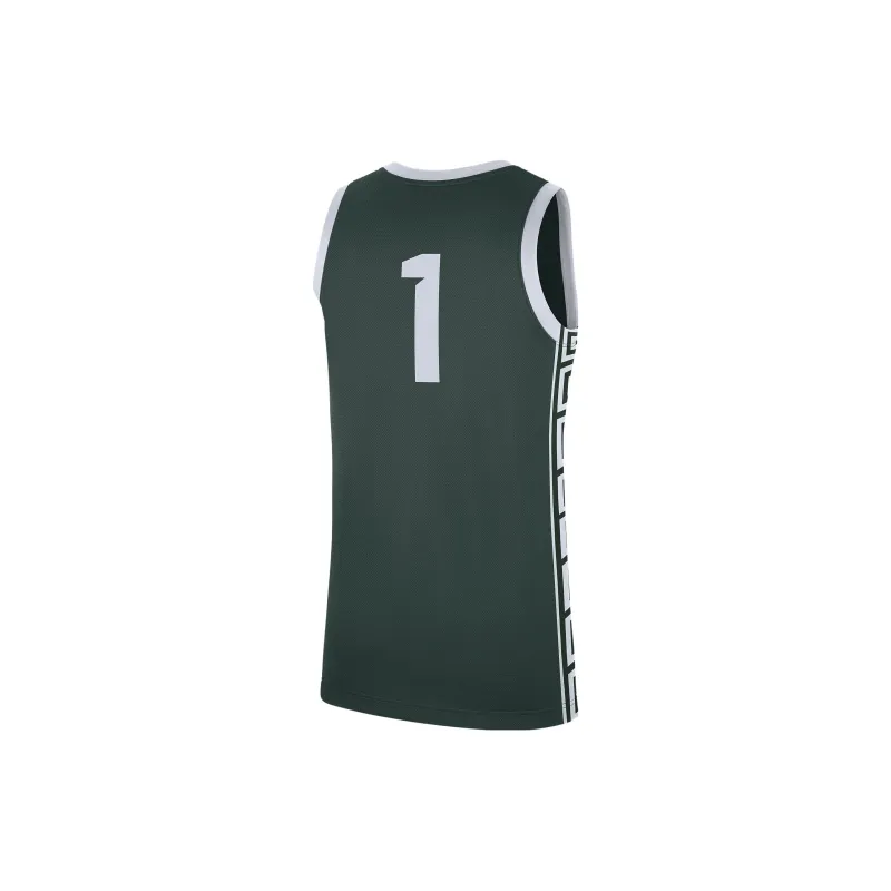 Nike College Replica Michigan State Men's Basketball Jersey-1