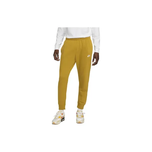 Nike Knitted Sweatpants Men Yellow