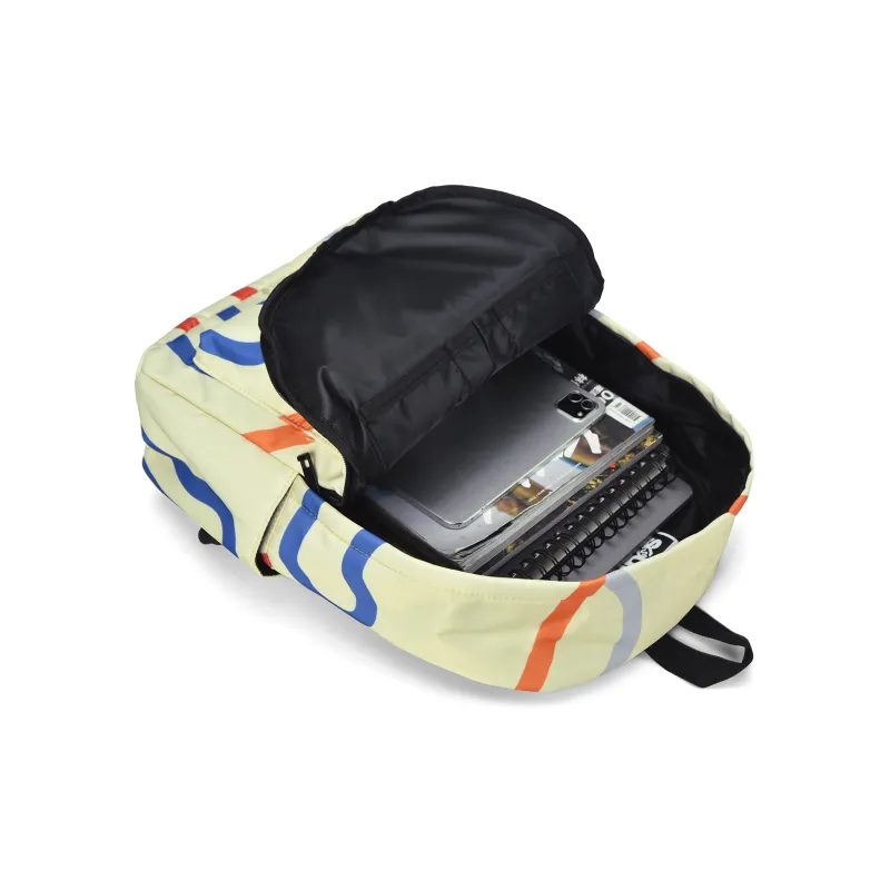 ONRF Polyester Backpack Regular Unisex Beige Yellow-10
