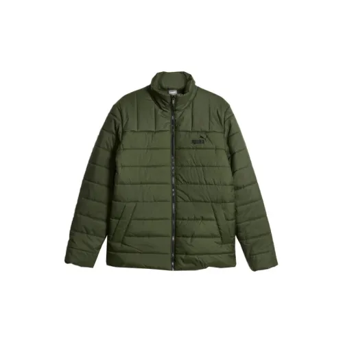 PUMA LOGO CELEBRATION Jackets Men Olive Green