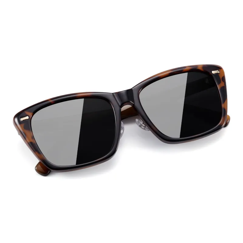 PULAIS TR/Memory Plastic Square Sunglasses Unisex-3