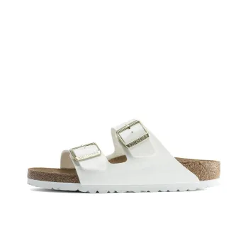 Birkenstock Arizona Birko Flor Patent Patent White Women's
