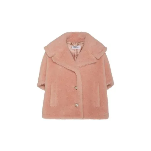 MaxMara Single-Breasted Teddy Cape