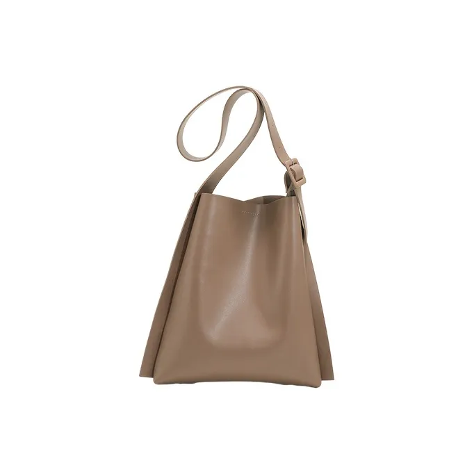 JANE KLAIN Synthetic Leather Shoulder Bag Crossbody Bag Regular Women's Brown/Ecru/Khaki/Black-5