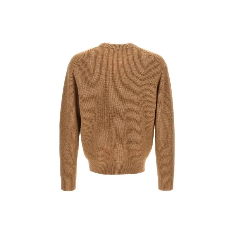 Maison Kitsune Fox Patch Knitted Jumper-1