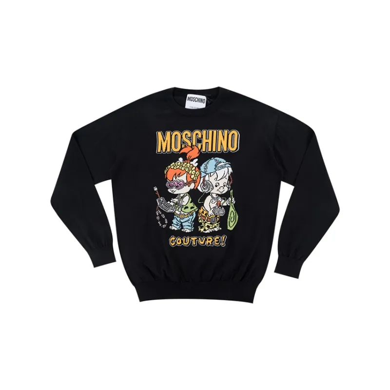 MOSCHINO Knitwear Men Black-4