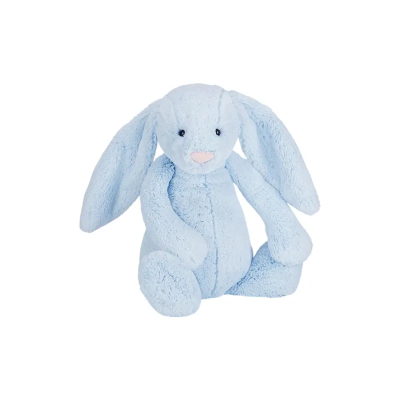 JELLYCAT Bashful Blue Bunny Plush Toy-3