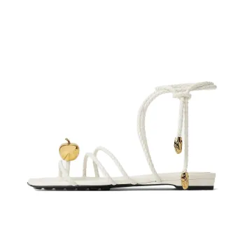 Bottega Veneta Adam One Strap Sandals Women's White