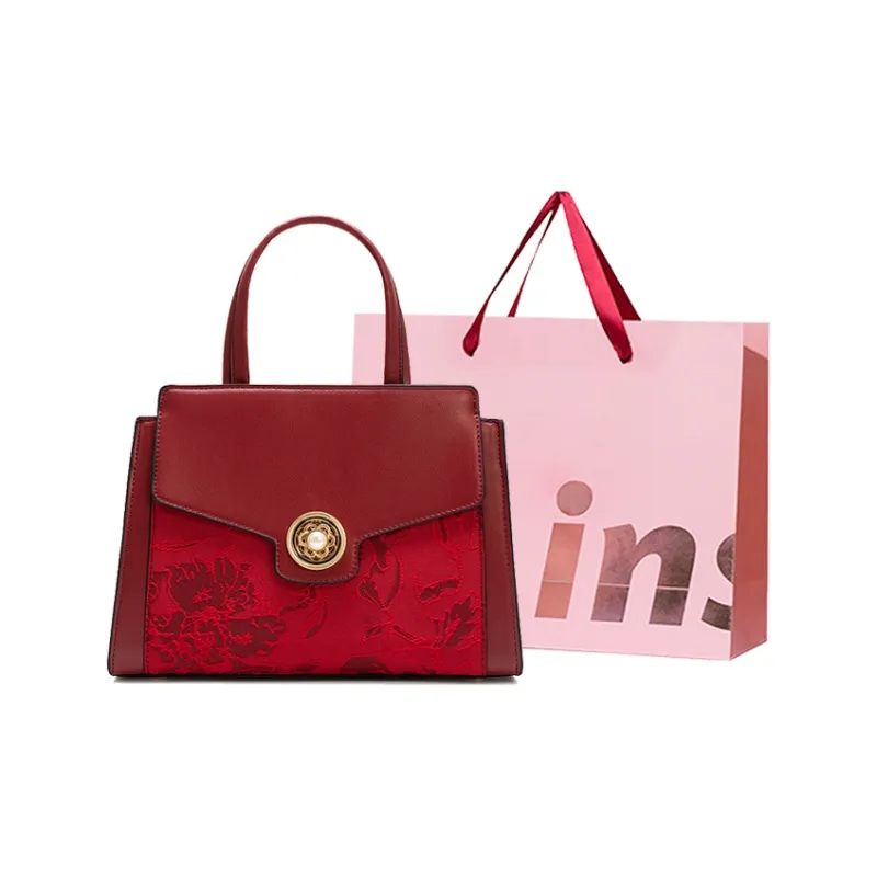 WHEELY BABY Handbags Red[Pink Shopping Bag]-0