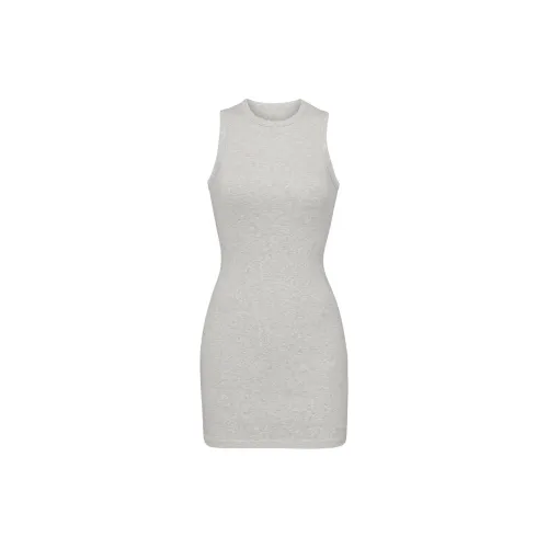 Skims Sleeveless Dresses Women's Light Heather Gray