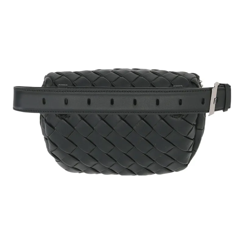 Bottega Veneta Intrecciato Calfskin Fanny Pack Trumpets Men's Dark Green-6