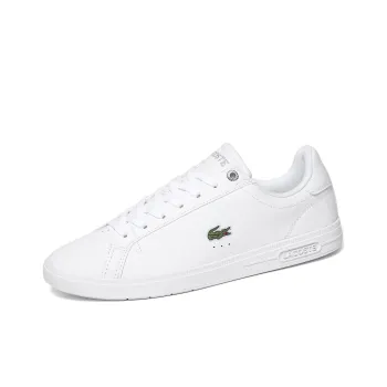 LACOSTE Low Top Skateboard Shoes Women's White