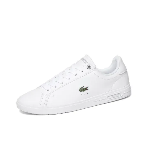 LACOSTE Low Top Skateboard Shoes Women's White