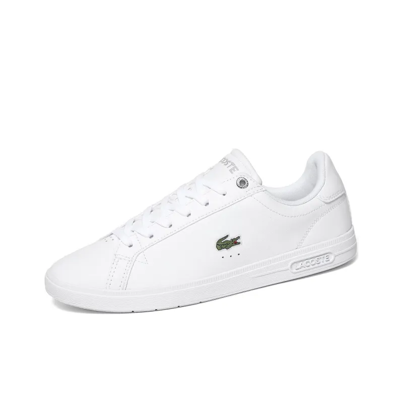 LACOSTE Low Top Skateboard Shoes Women's White-0