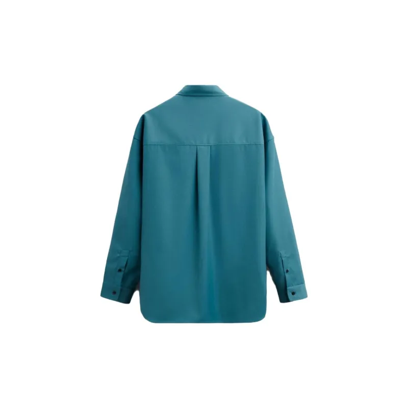ZARA Shirts Men Turquoise-1