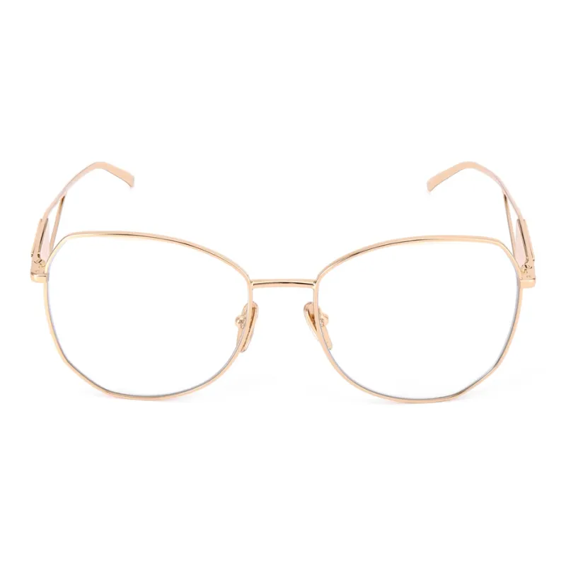PRADA Eyewear Round Frame Sunglasses Gold-0