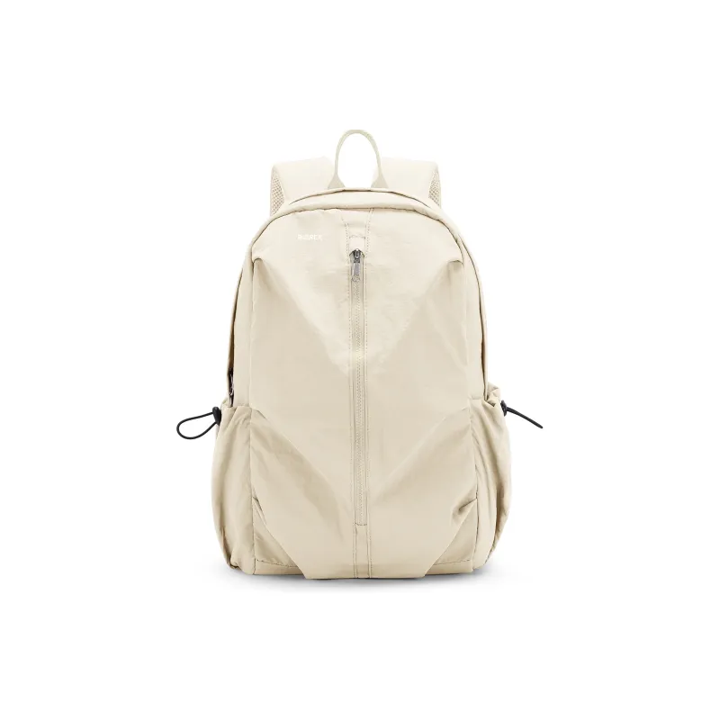 RIOREX Fabric Computer Travel Bag Backpack Unisex Black/Ecru/Dusty Pink/Gray Green/Khaki-9