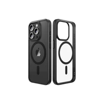 GAAOGKK Transparent Magnetic Silicone Impact Resistant Phone Cases Compatibility IPhone15/Pro/proma Apple