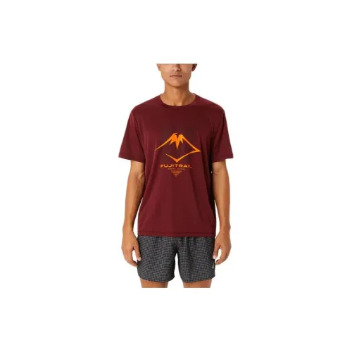 Asics FUJITRAIL T-Shirts Men Red