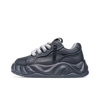 SALAXI Low Top Casual Shoes Unisex Black