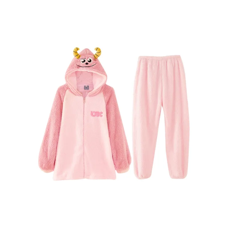 Disney Pajama Set Unisex Pink Green-1