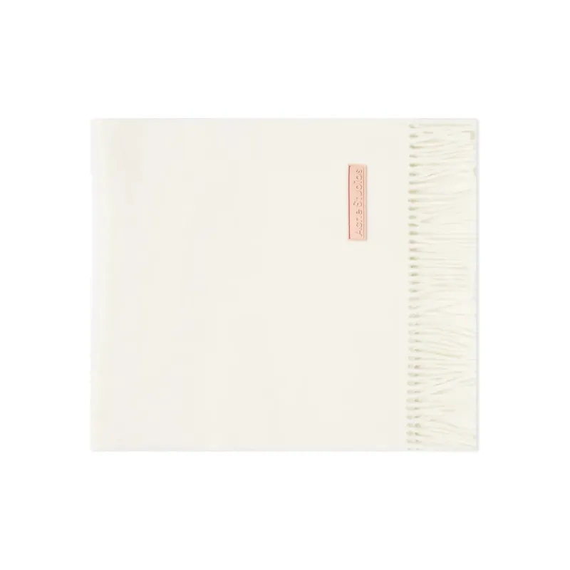 Acne Studios Logo appliqué Wool Scarf-0
