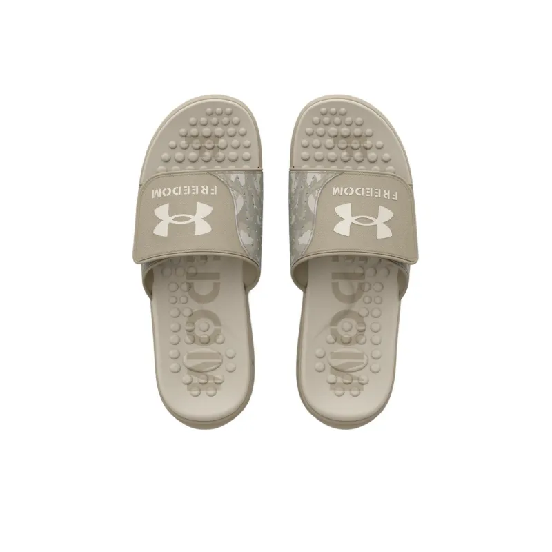Under Armour Ignite Pro Freedom Slides 'Beige'-2