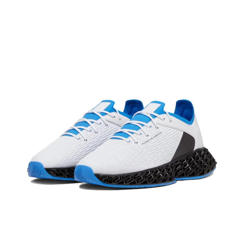 PUMA Porsche Design Cushioning, Wear Resistant Low Top Running Shoes Men's White Blue-2