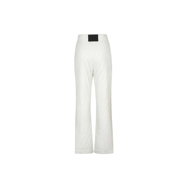 FENDI Ff Logo-print Straight-leg Ski Trousers-1