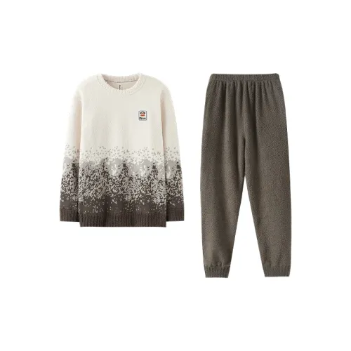 PAUL FRANK Pajama Set Unisex White/Gray