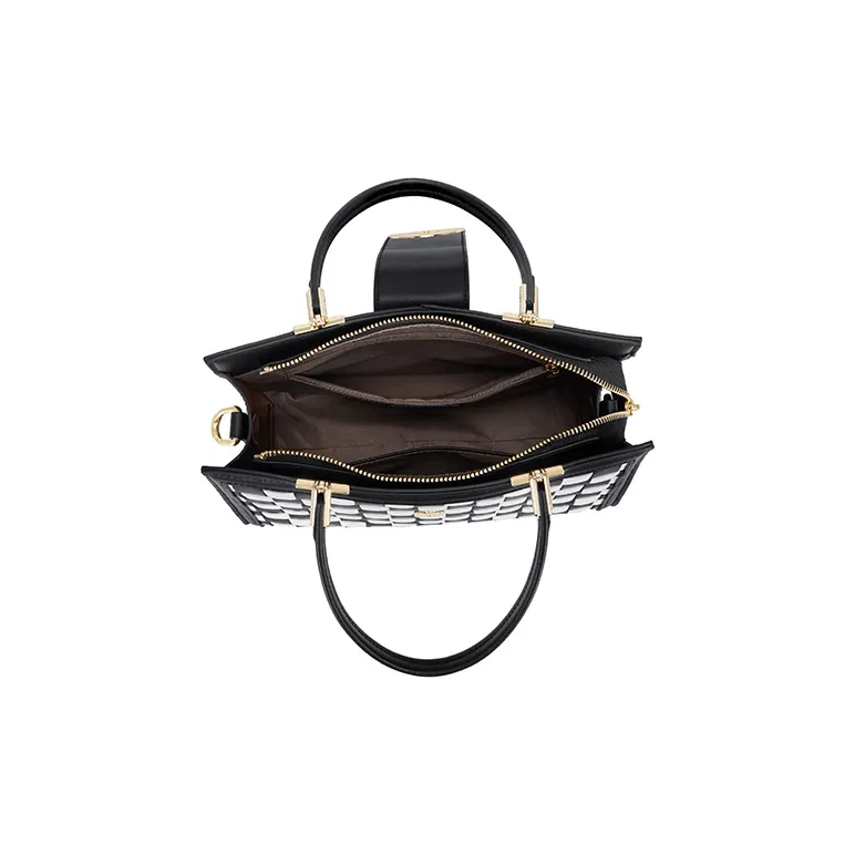 MAKEUP KITTEN Handbags Elegant Checkered[Shopping Bag Included]-6