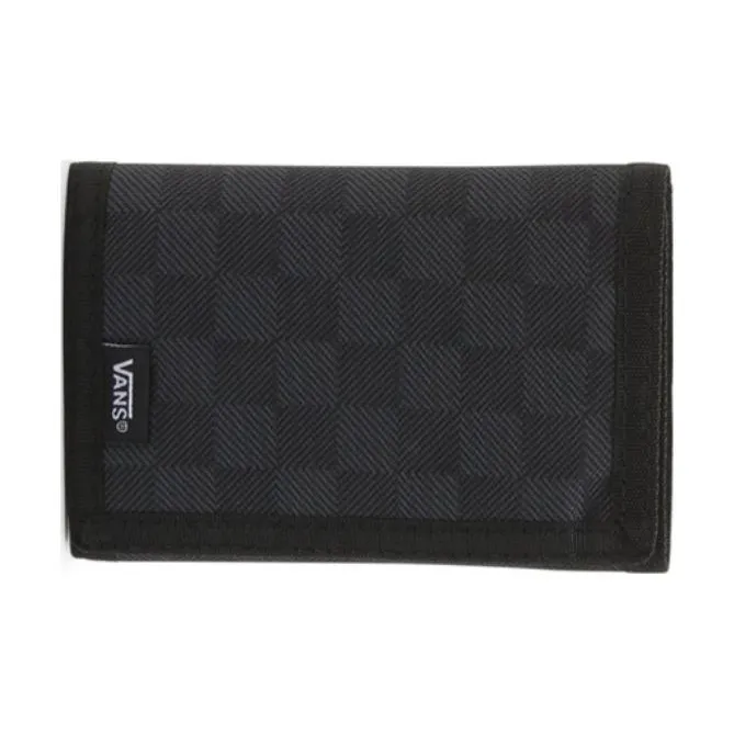 Vans Polyester Wallet Men's Black Charcoal Gray-1