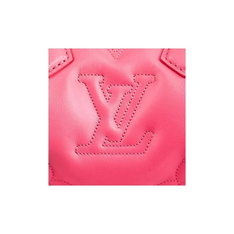LOUIS VUITTON Calfskin Chain Bag Shoulder Bag Crossbody Bag Handbag Small Size Women's Pink-4