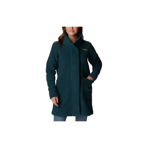 Columbia Panorama Velvet Jackets Women's Peacock Green