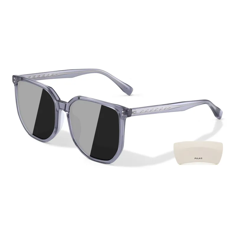PULAIS Plate Frame Irregular Shape Sunglasses Unisex-3