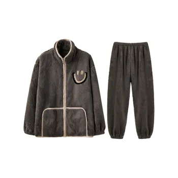 Lan Miao Pajama Set Men's Brown