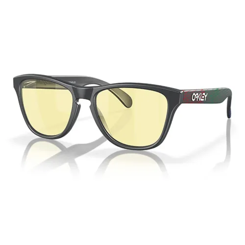 Oakley Injection Molded Irregular Shape Sunglasses Unisex Black