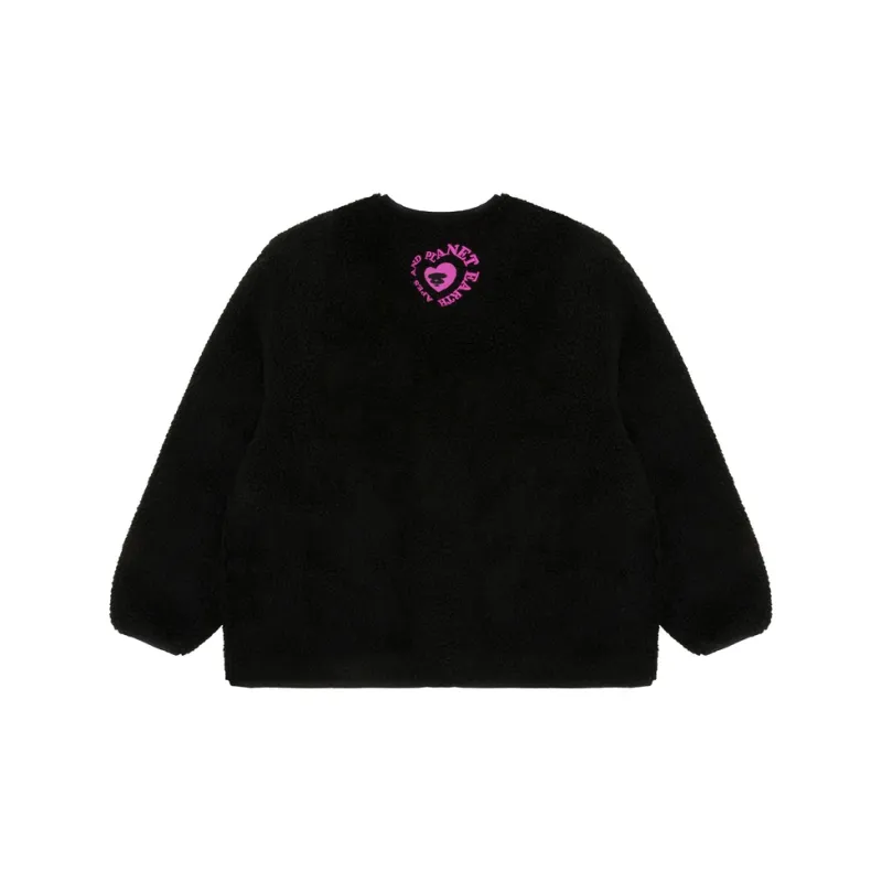 Aape Button-down Sherpa Jacket-1