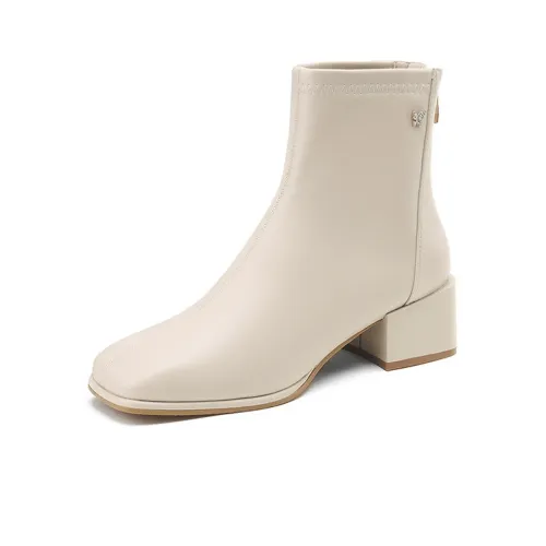 JOSINY Ankle Boots Women's Off White