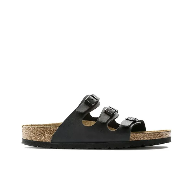 Birkenstock Women's Florida Soft Footbed Birko Flor 'Black' Women's-1