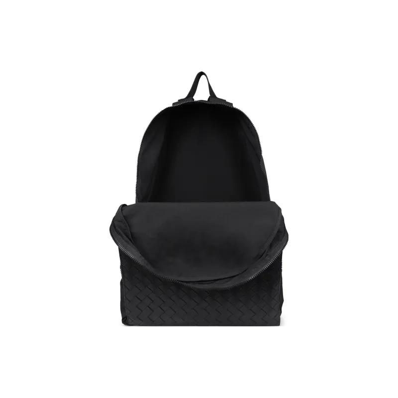 Bottega Veneta Sheepskin Backpack Regular Men's Black-4
