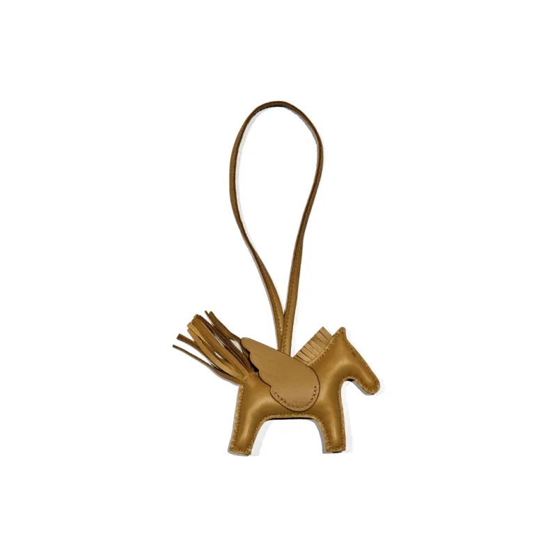 HERMES Rodeo Pegase Pendants Unisex Earth Yellow-1
