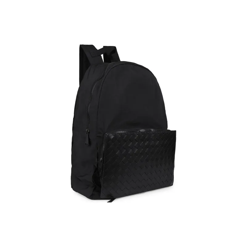 Bottega Veneta Sheepskin Backpack Regular Men's Black-3