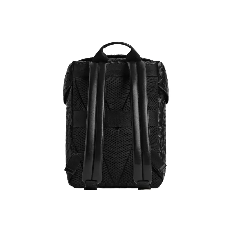 Bottega Veneta Calfskin Backpack Regular Men's Black-2