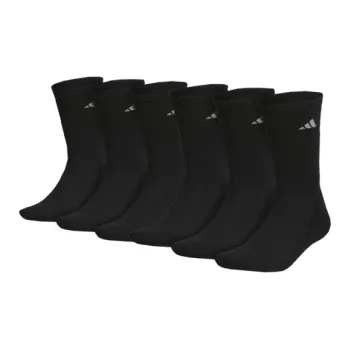 Adidas Free Shipping With AdiClub Athletic Cushioned Crew Socks 6 Pairs